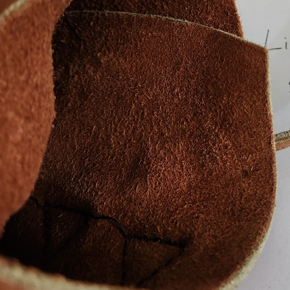 Genuine Leather Moccasin Boots with wool inserts on footbed - Picture 14 of 14